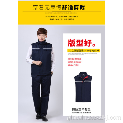 Anti-static Clothing Padded cotton cargo vest Factory